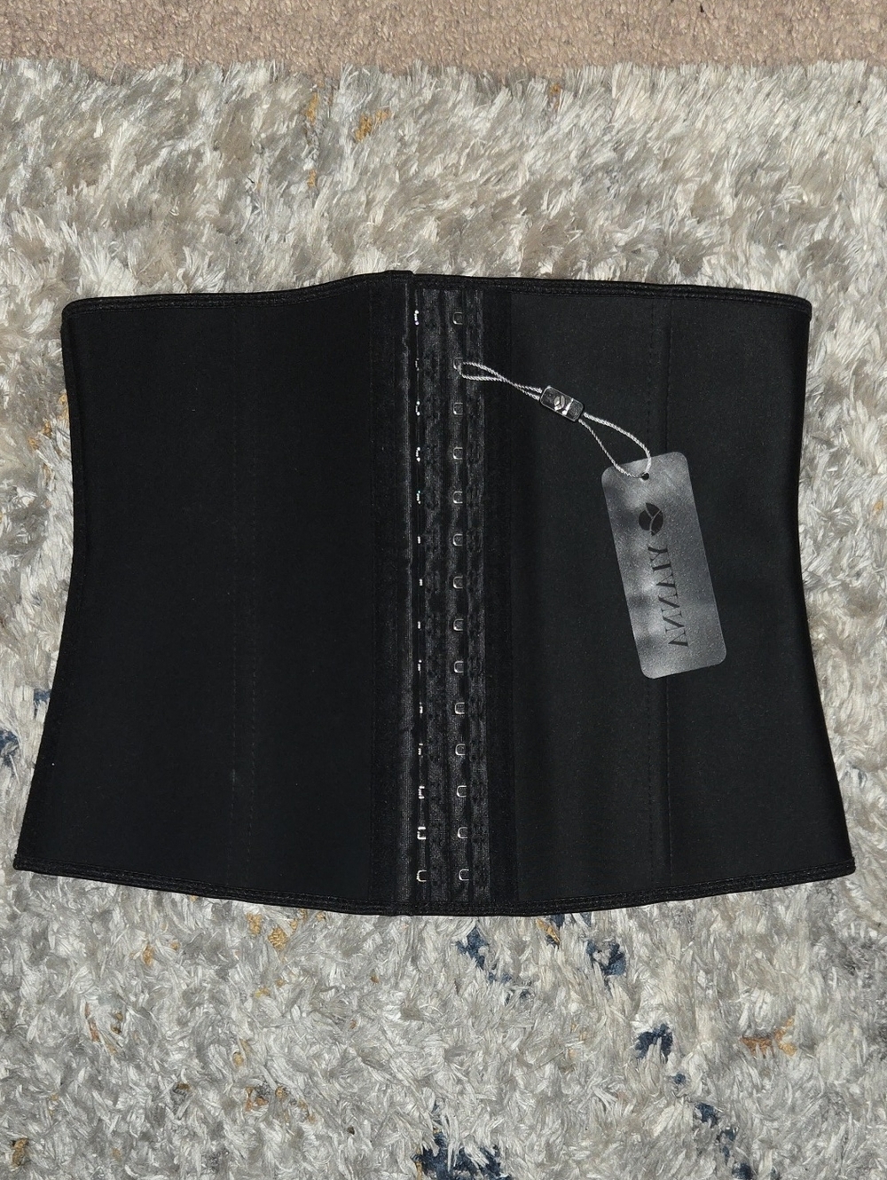 Classic High Compression Waist Trainer Corset Belt - Black